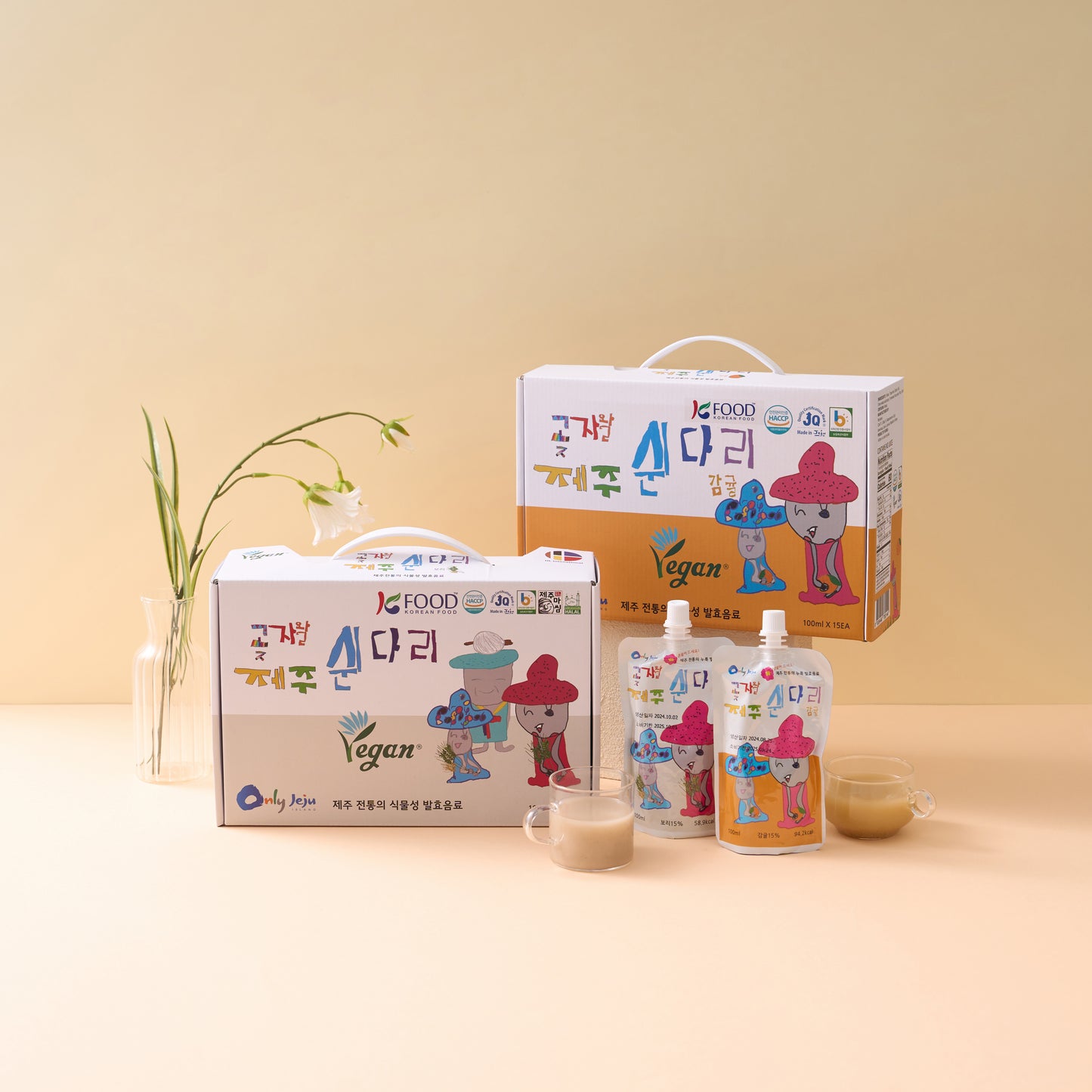 [日本]Gotjawal Jeju Swindari（大麦）100ml × 15パック(1箱)